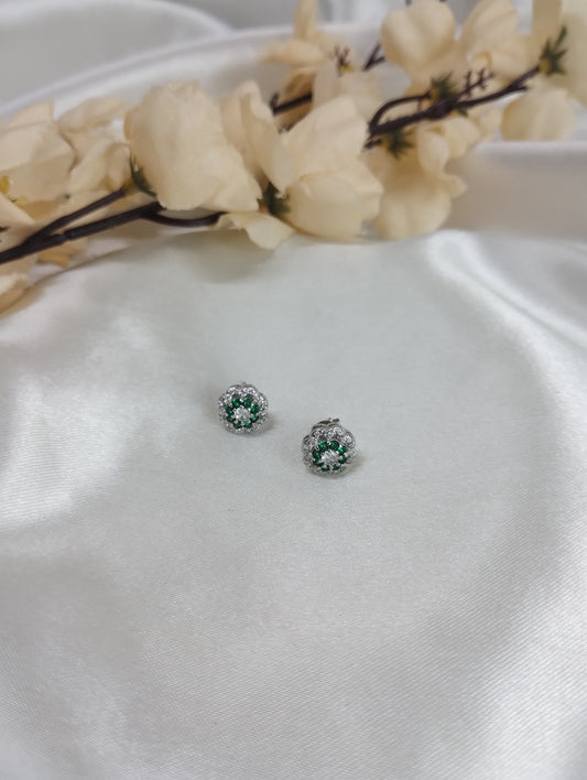 Blossom Earrings (Green)