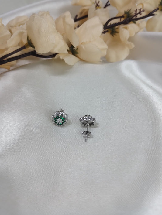 Blossom Earrings (Green)