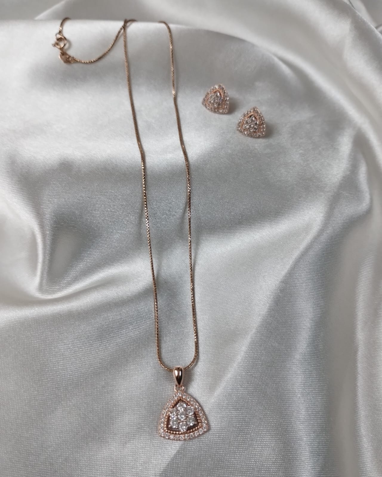 Trinity Silver Pendant Set