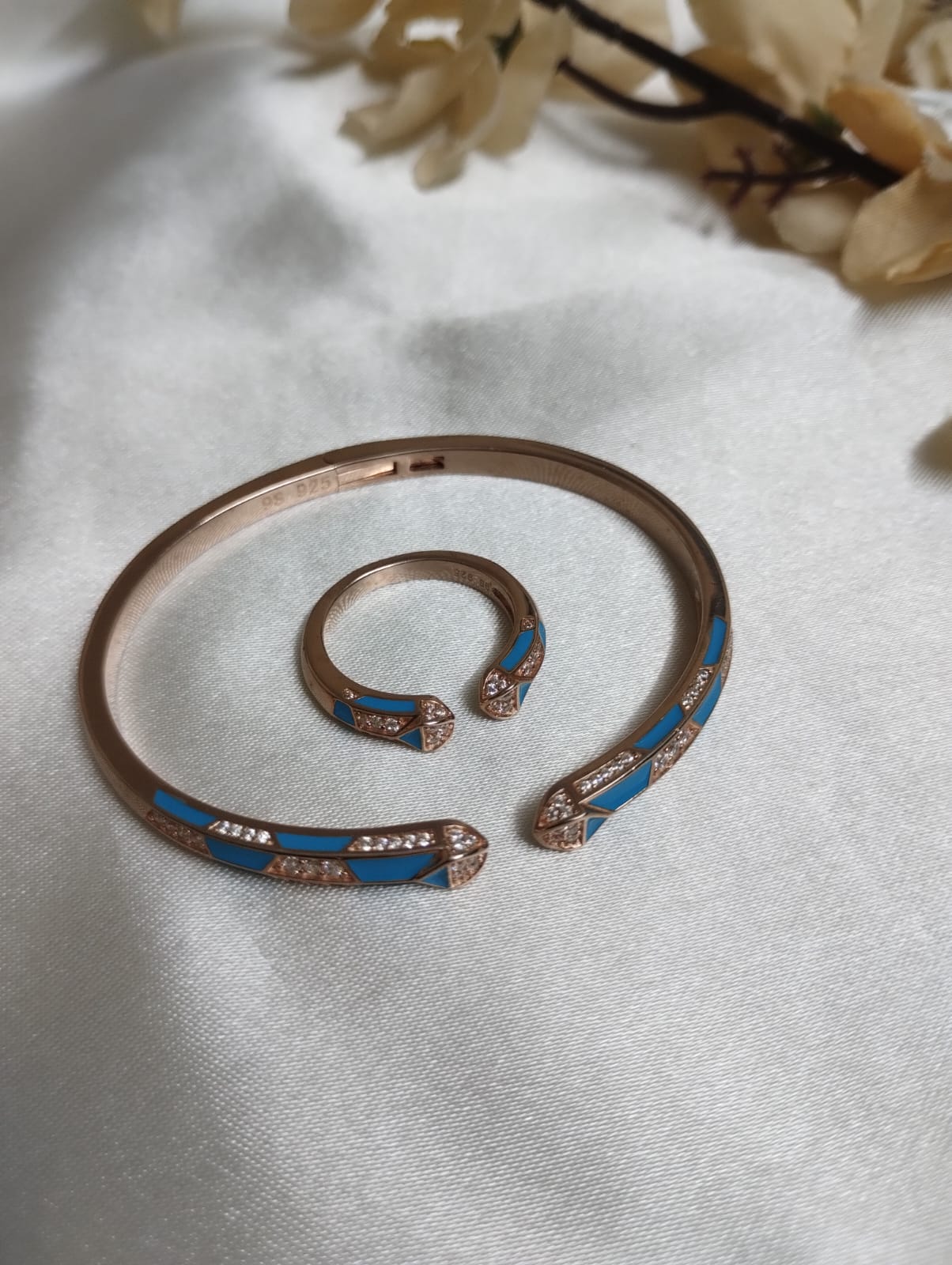 Dazzle Zircon studded Bangle/Kadaa with Ring