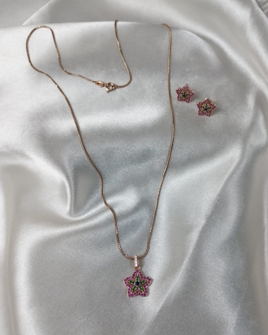 Starlight Silver Pendant Set
