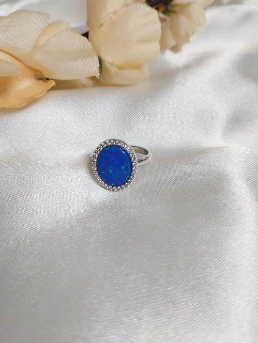 Blue Velvet Ring