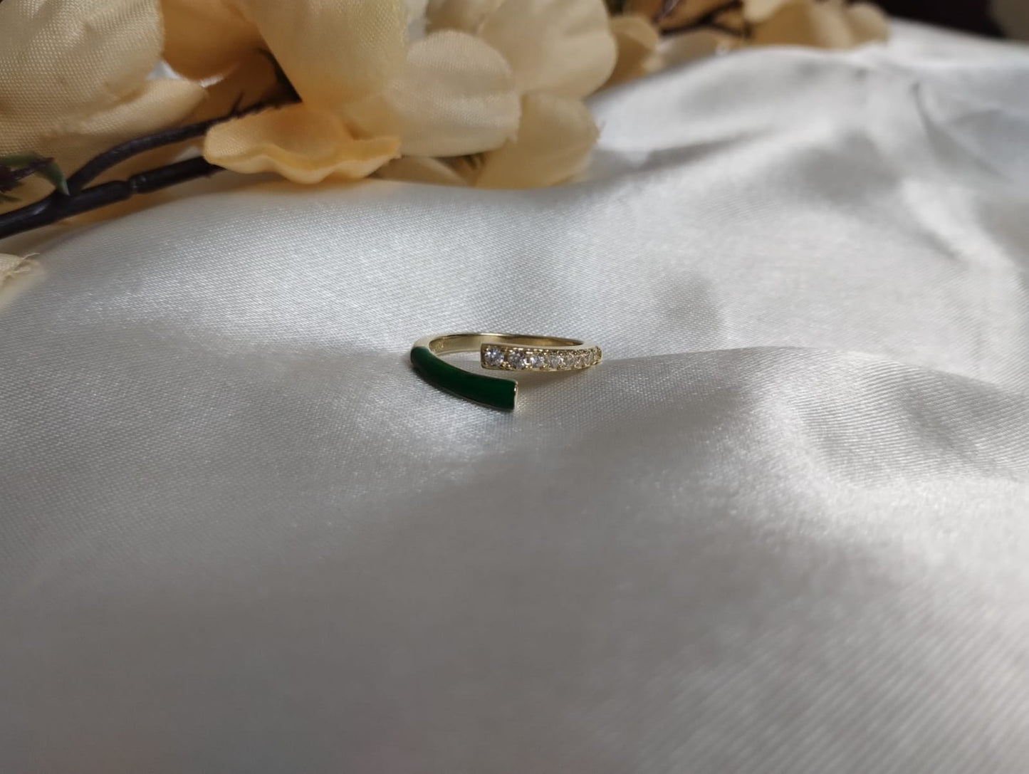 Green Gold Ring