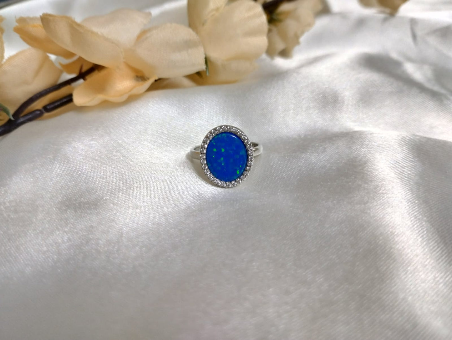 Blue Velvet Ring