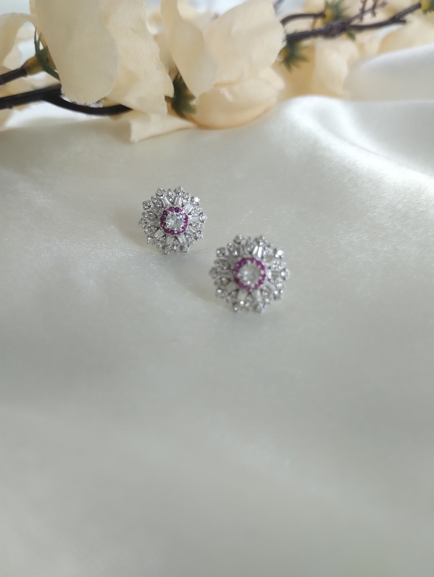 Sunshine Earrings - Pink