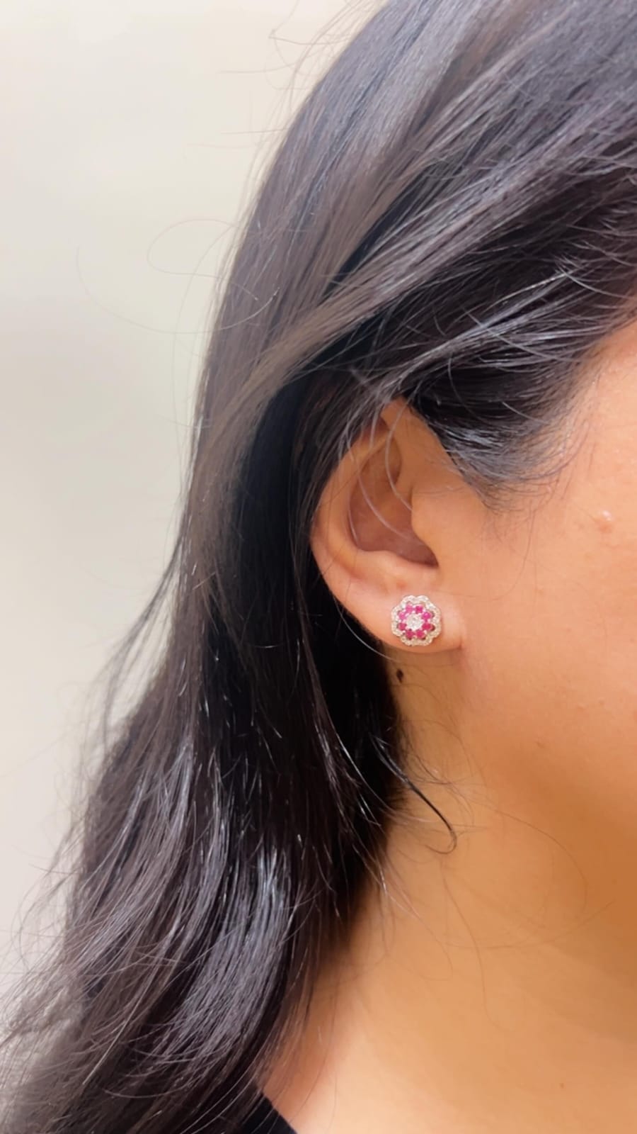 Blossom Earrings (Pink)