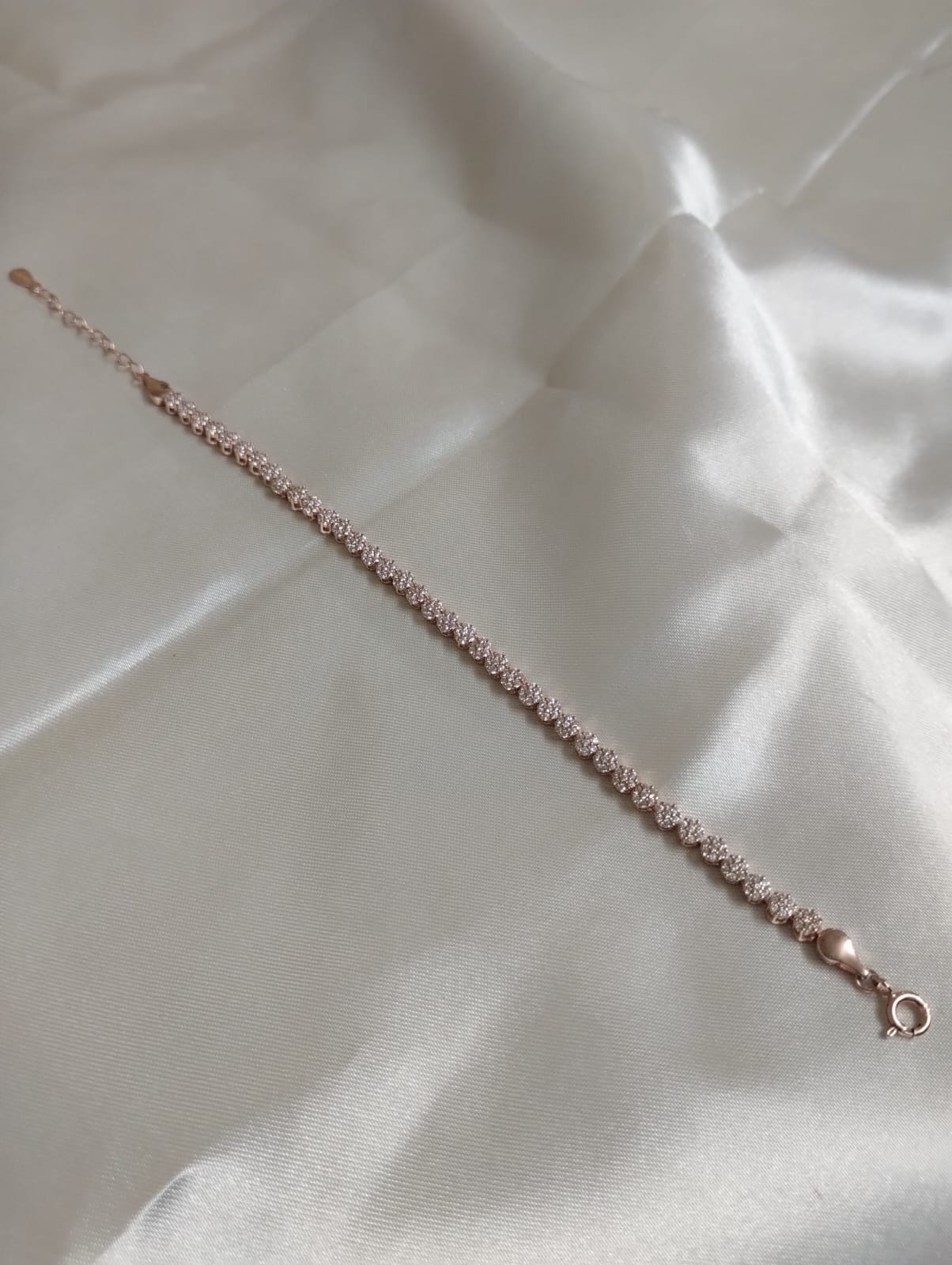 Floral Elegance Tennis Bracelet