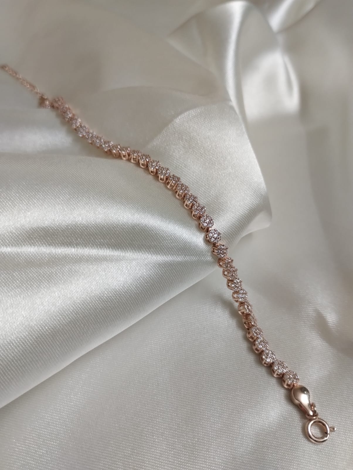 Floral Elegance Tennis Bracelet