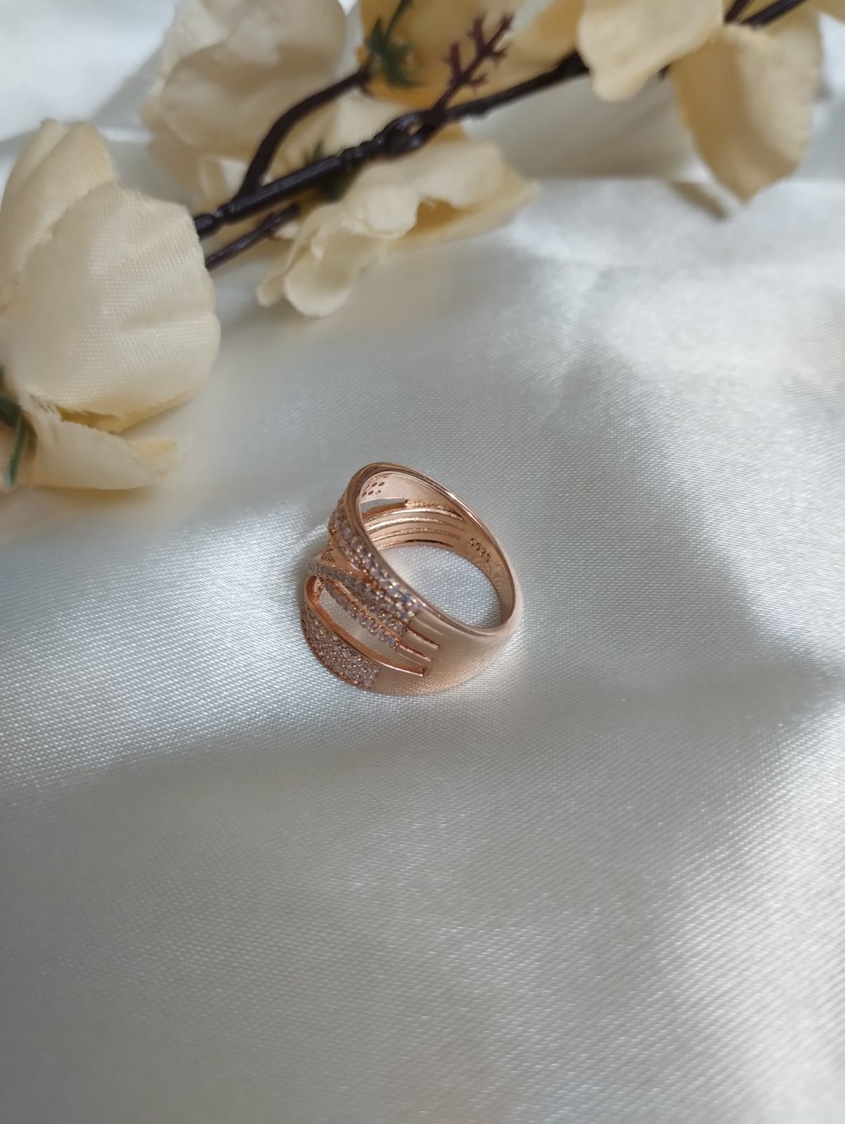 Sparkling Zircon Band