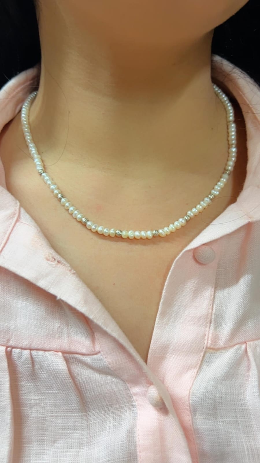 Ocean's Grace Pearl Necklace