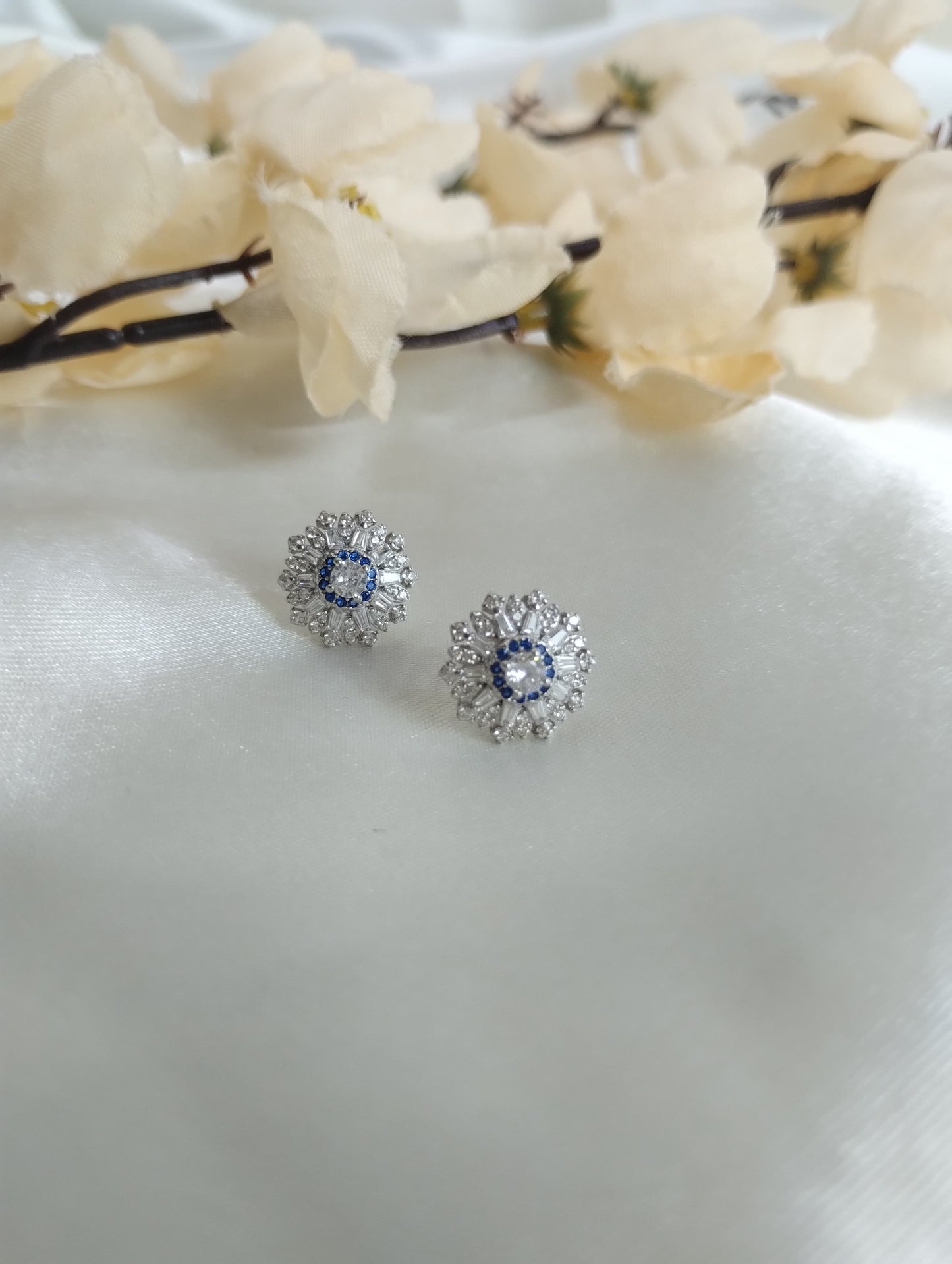 Sunshine Earrings - Blue
