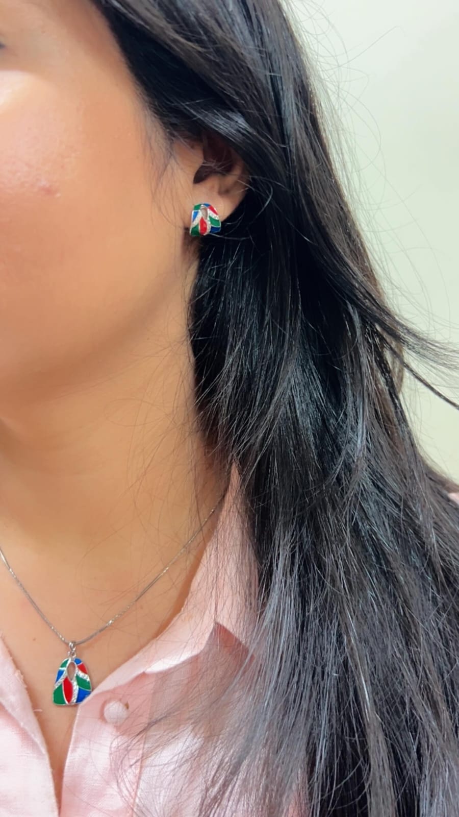 925 Silver NOOMI Designer Pendant Set