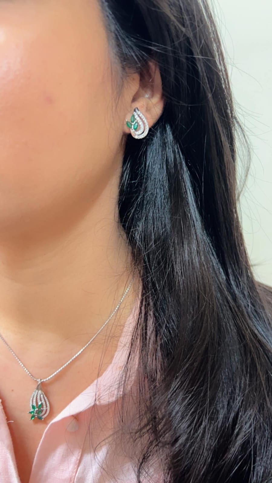 925 Silver NOOMI Designer Pendant Set