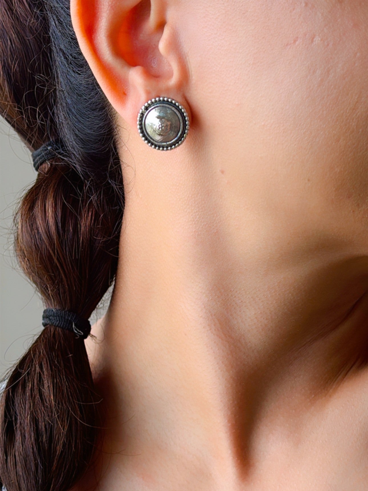 Dhawni Earrings 925 Silver Designer Stud