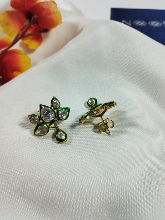 Harit Padma (lotus) Earrings