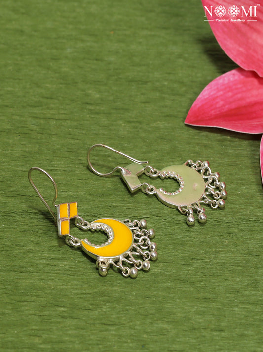 925 Silver Enamel Work NOOMI Earrings