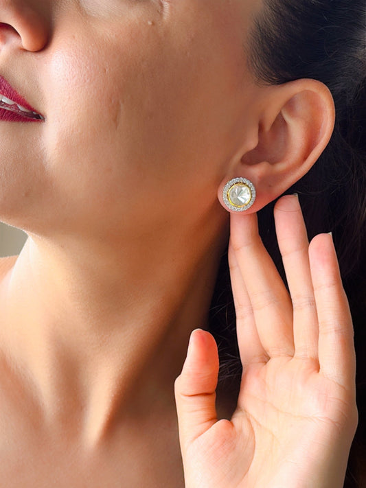 Round Zyra Earrings