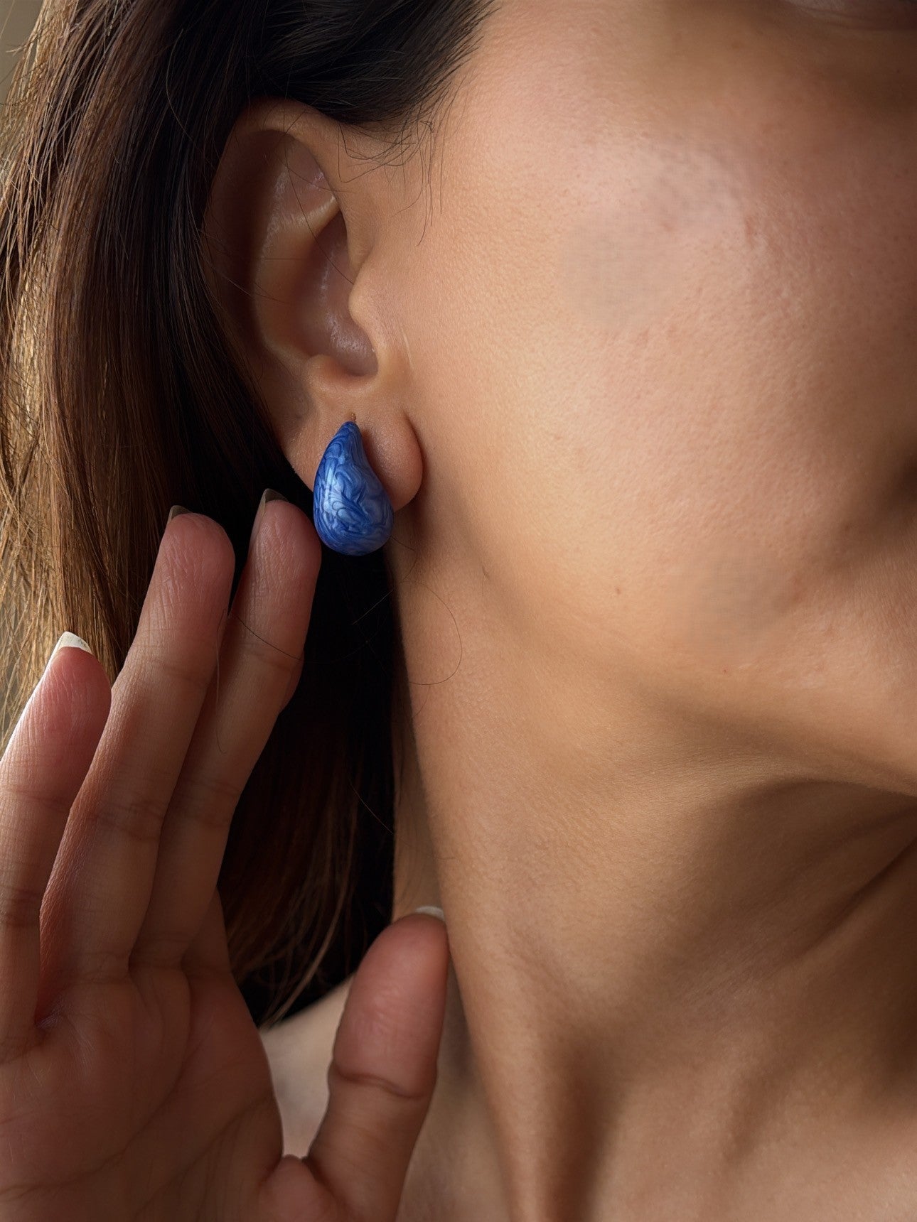 Indigo Drop Earrings