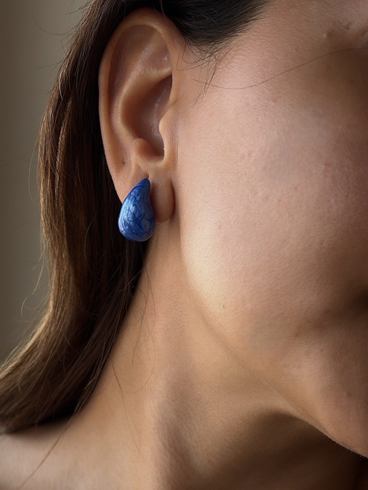 Indigo Drop Earrings