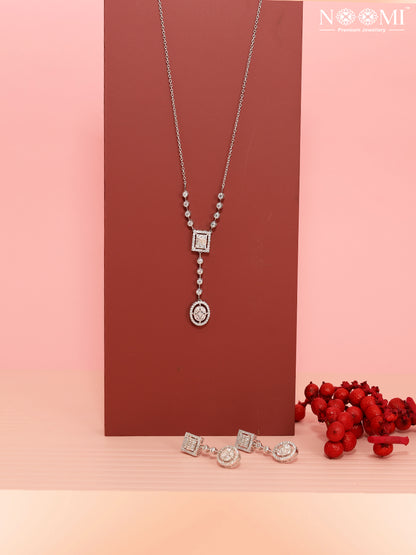 925 Silver. NOOMI. Designer Pendant Set