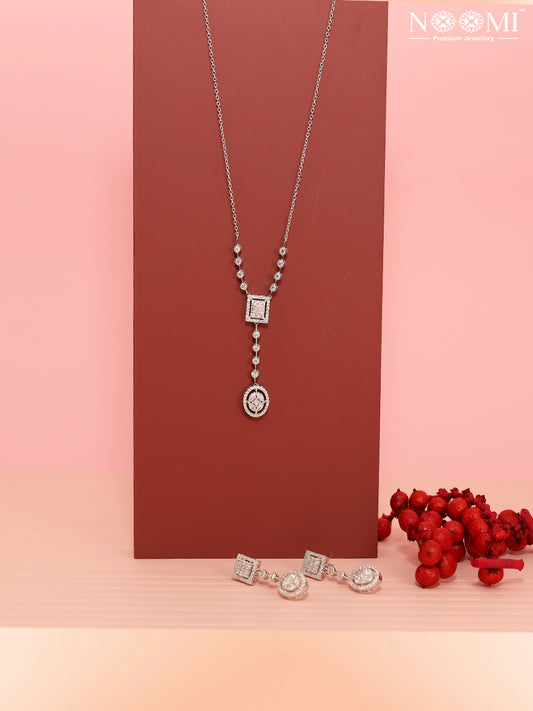 925 Silver. NOOMI. Designer Pendant Set