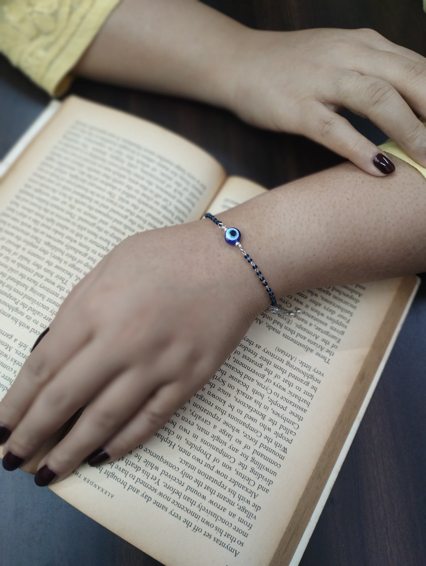 Deep Blue Evil Eye Bracelet