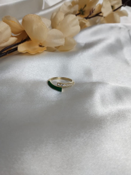 Green Gold Ring