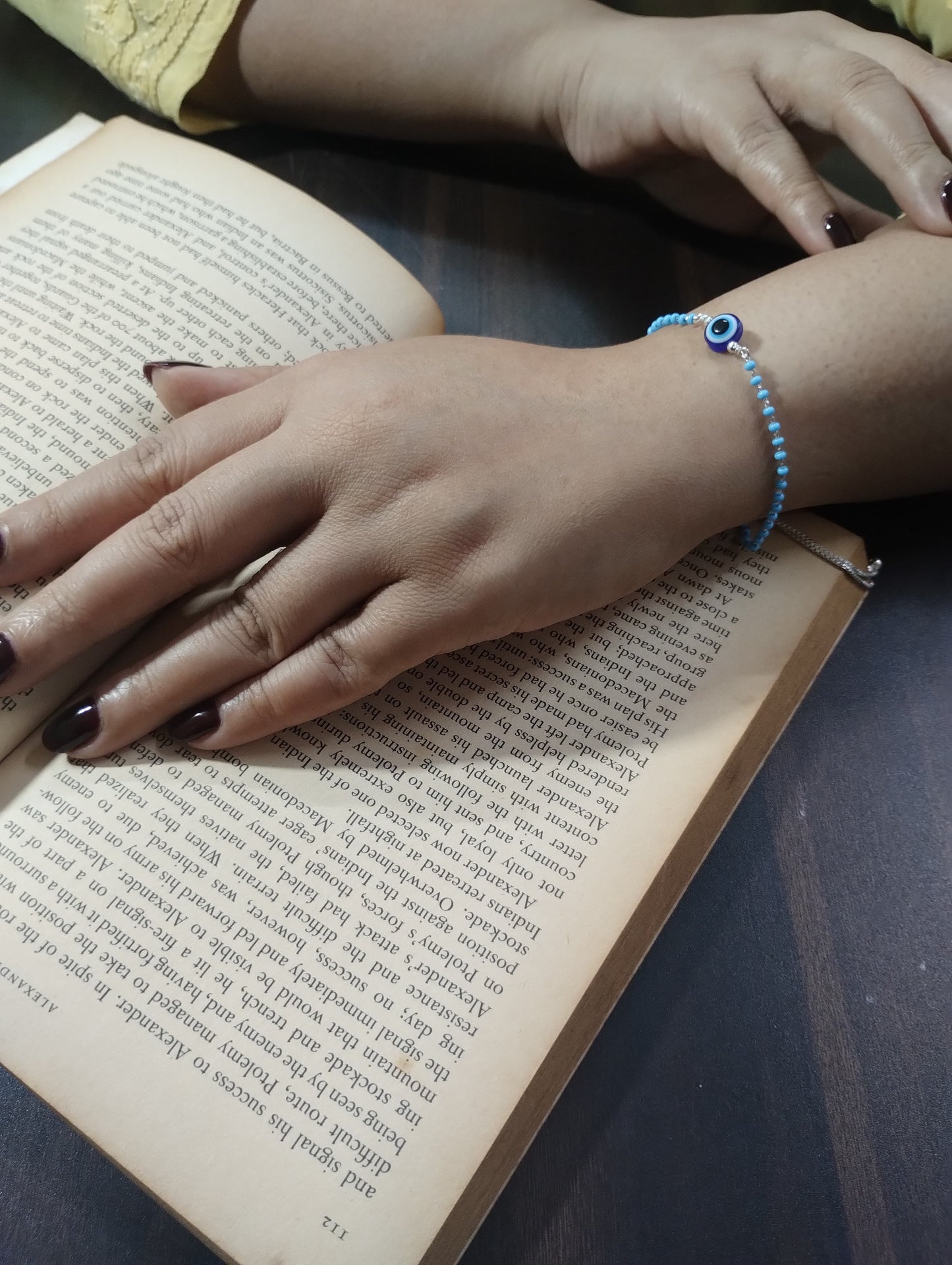 Sky Blue Evil Eye Bracelet