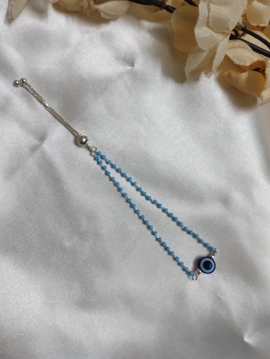 Sky Blue Evil Eye Bracelet