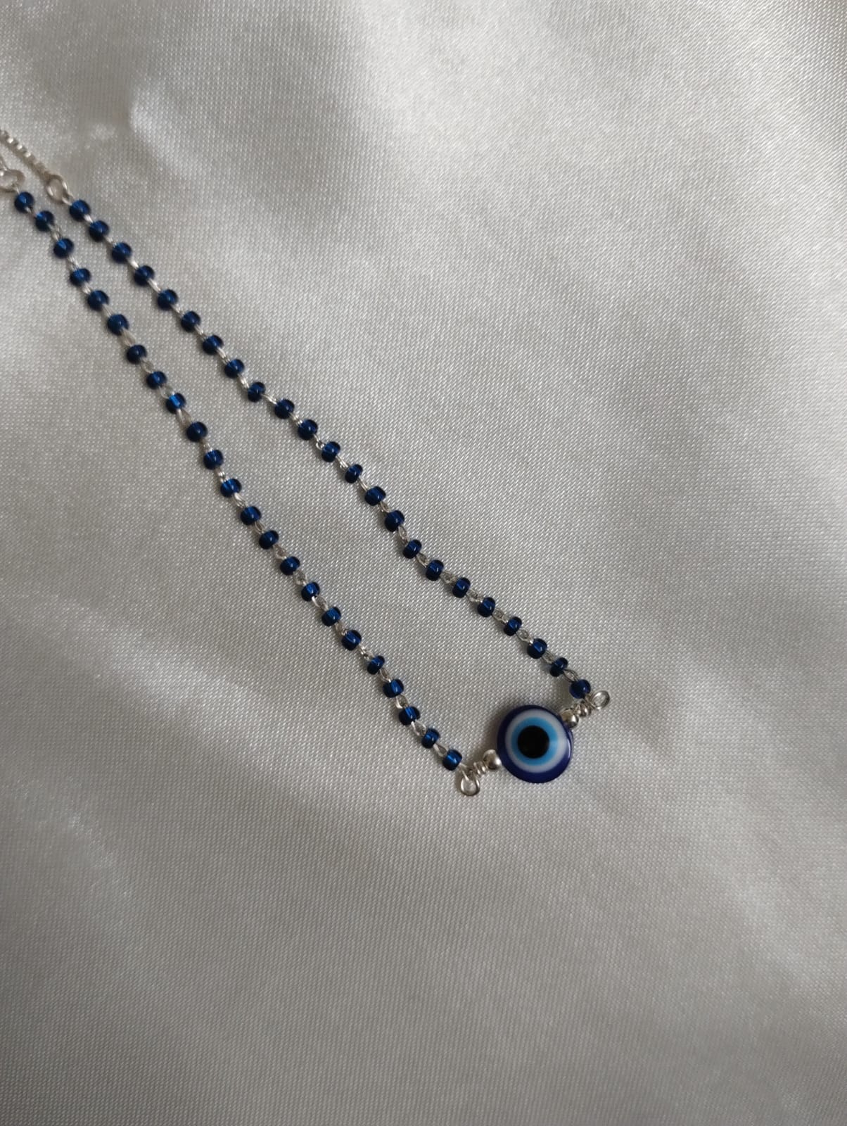 Deep Blue Evil Eye Bracelet