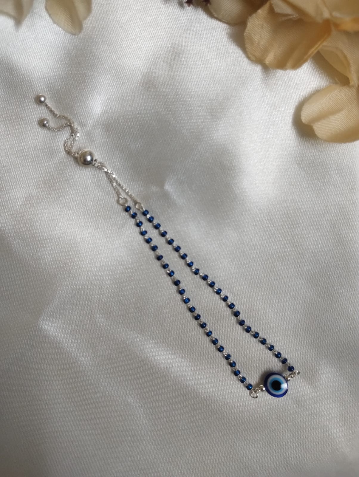 Deep Blue Evil Eye Bracelet