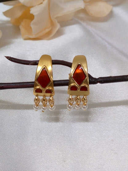 Nirvi earrings (Red)