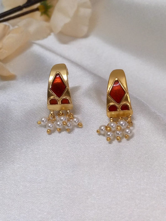 Nirvi earrings (Red)