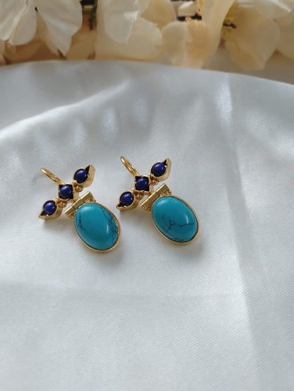 Maya Earrings - Blue