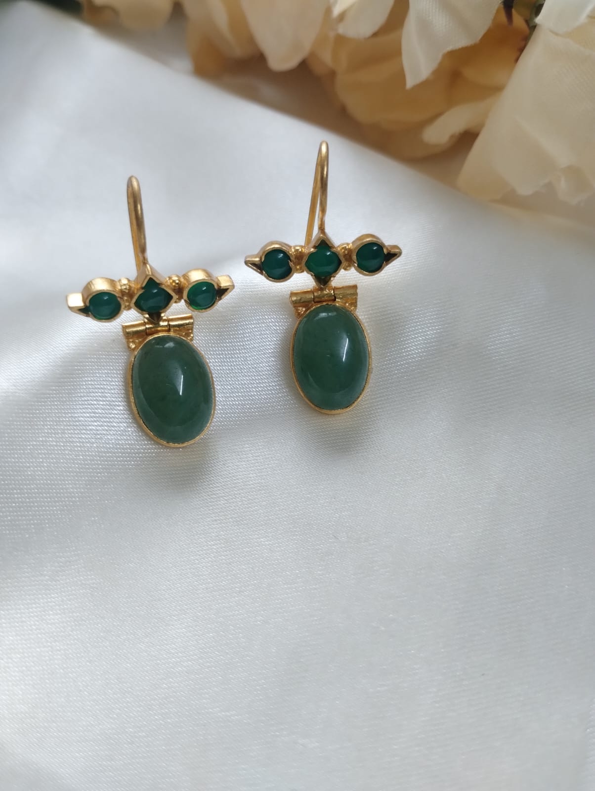 Maya Earrings -Green