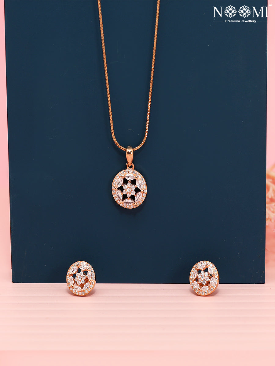 925 Silver NOOMI Designer Pendant Set