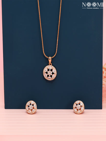 925 Silver NOOMI Designer Pendant Set
