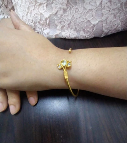 925 Silver. Gold Plated. NOOMI Kada
