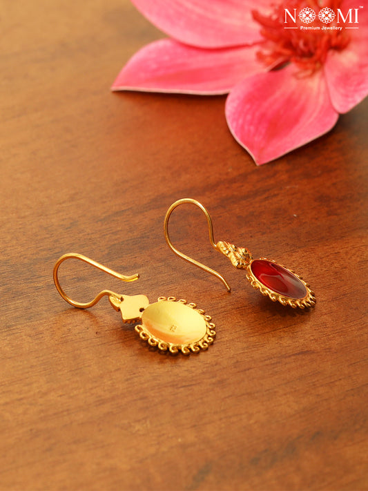 925 Silver. Gold Plated. NOOMI Designer Earrings