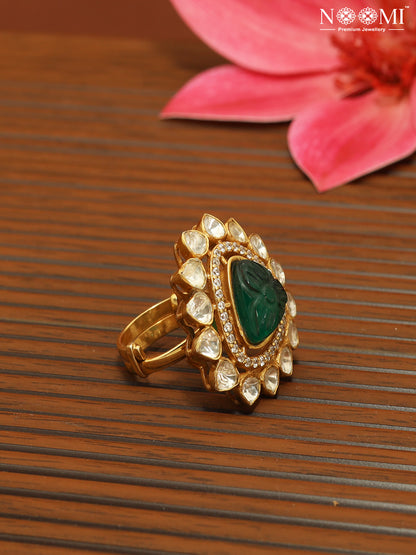 925 Silver Gold Plated NOOMI Designer Ring