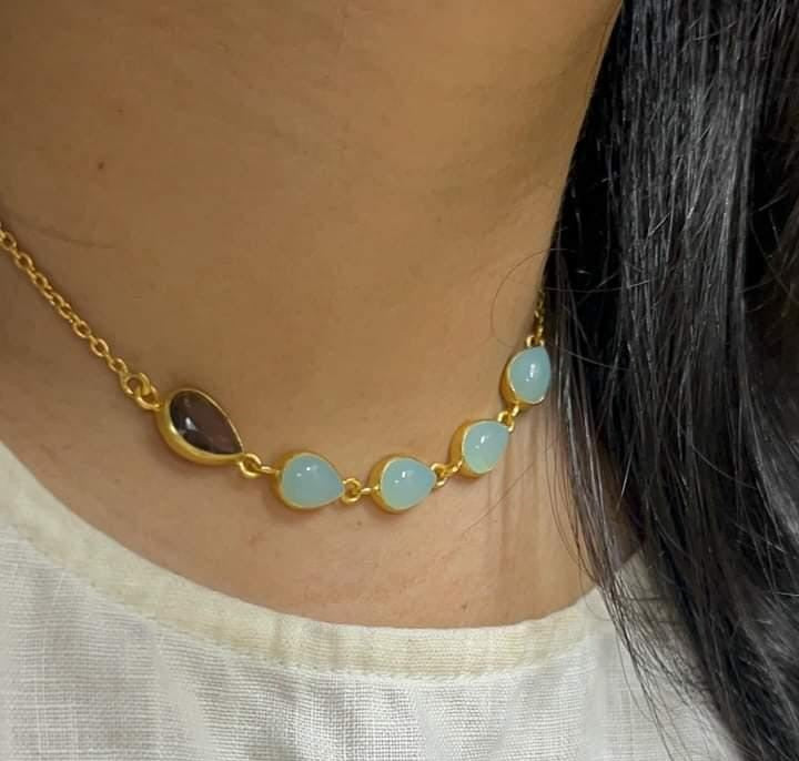 925 Silver Gold Plated NOOMI Designer Necklace