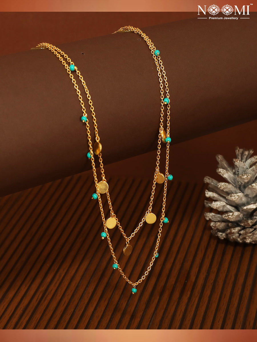 925 Silver Gold Plated NOOMI Designer Necklace
