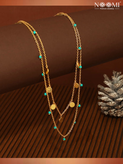 925 Silver Gold Plated NOOMI Designer Necklace