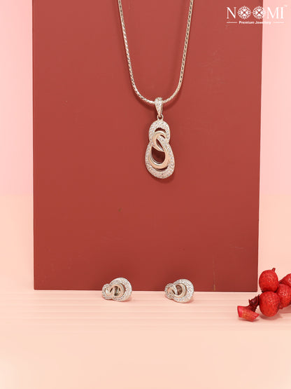 925 Silver NOOMI Designer Pendant Set