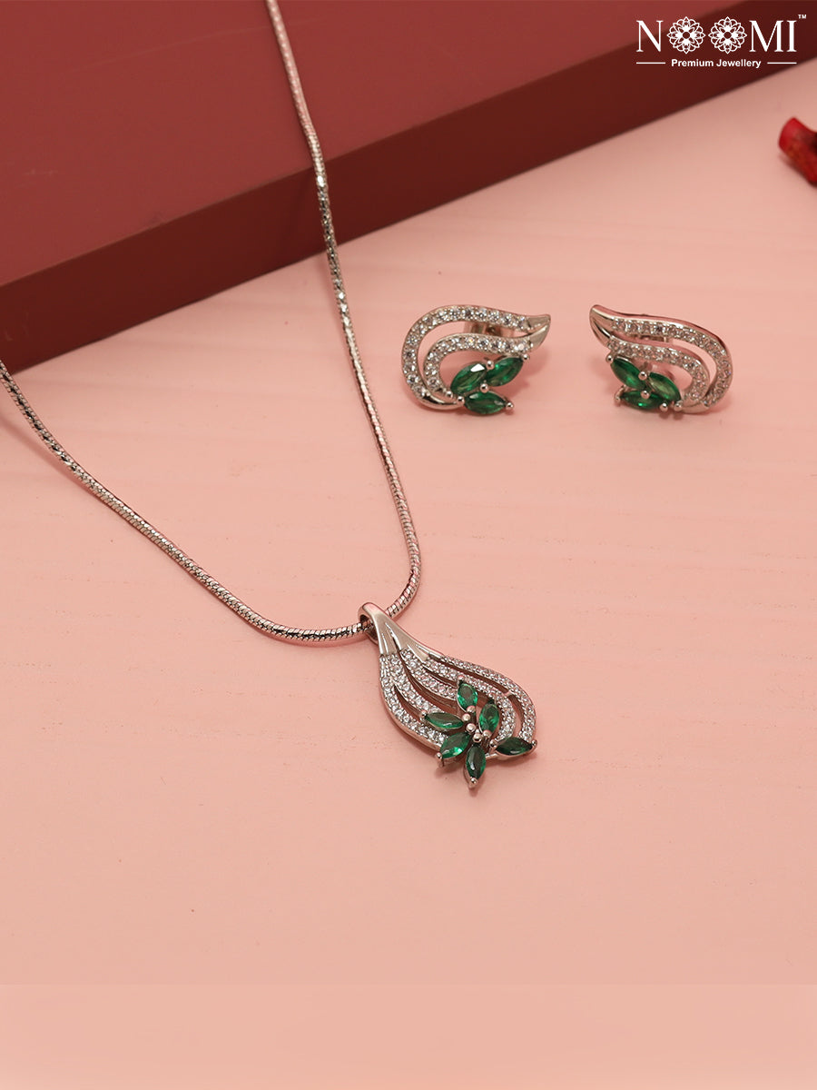 925 Silver NOOMI Designer Pendant Set
