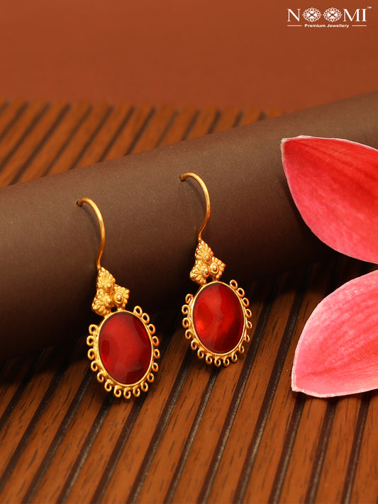 925 Silver. Gold Plated. NOOMI Designer Earrings