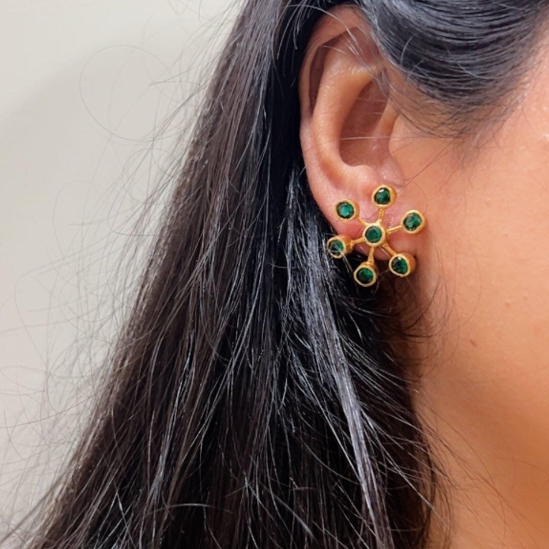 925 Silver Gold Plated NOOMI Designer Earrings