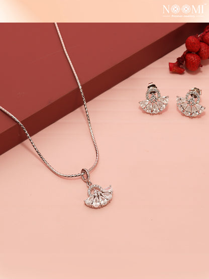 925 Silver NOOMI Designer Pendant Set
