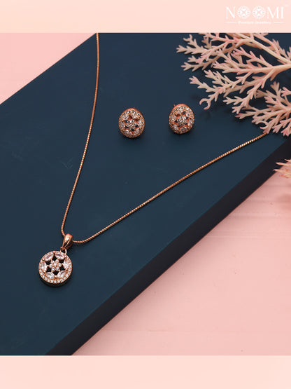 925 Silver NOOMI Designer Pendant Set