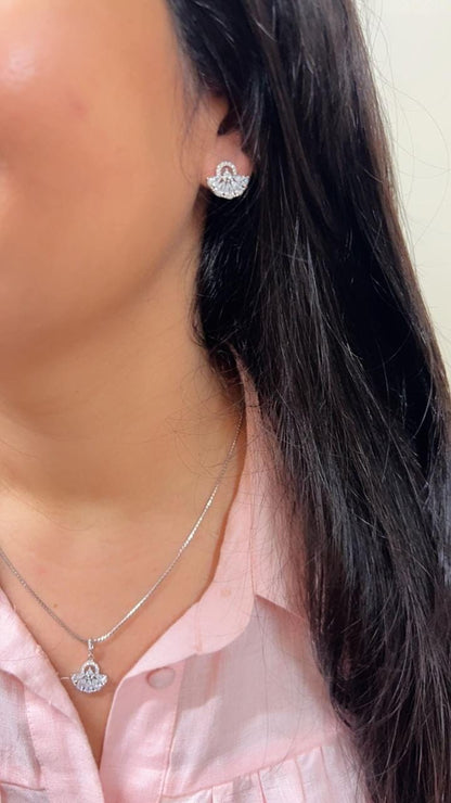 925 Silver NOOMI Designer Pendant Set